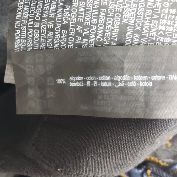 Zara The 90's Full Length Jeans 6 High Rise Waist Dark Wash Austin Blue - Picture 10 of 10